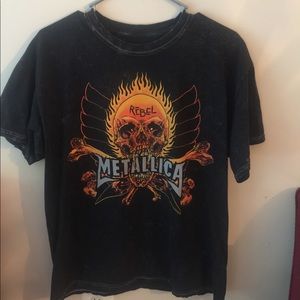 Metallica rebel shirt Clearance